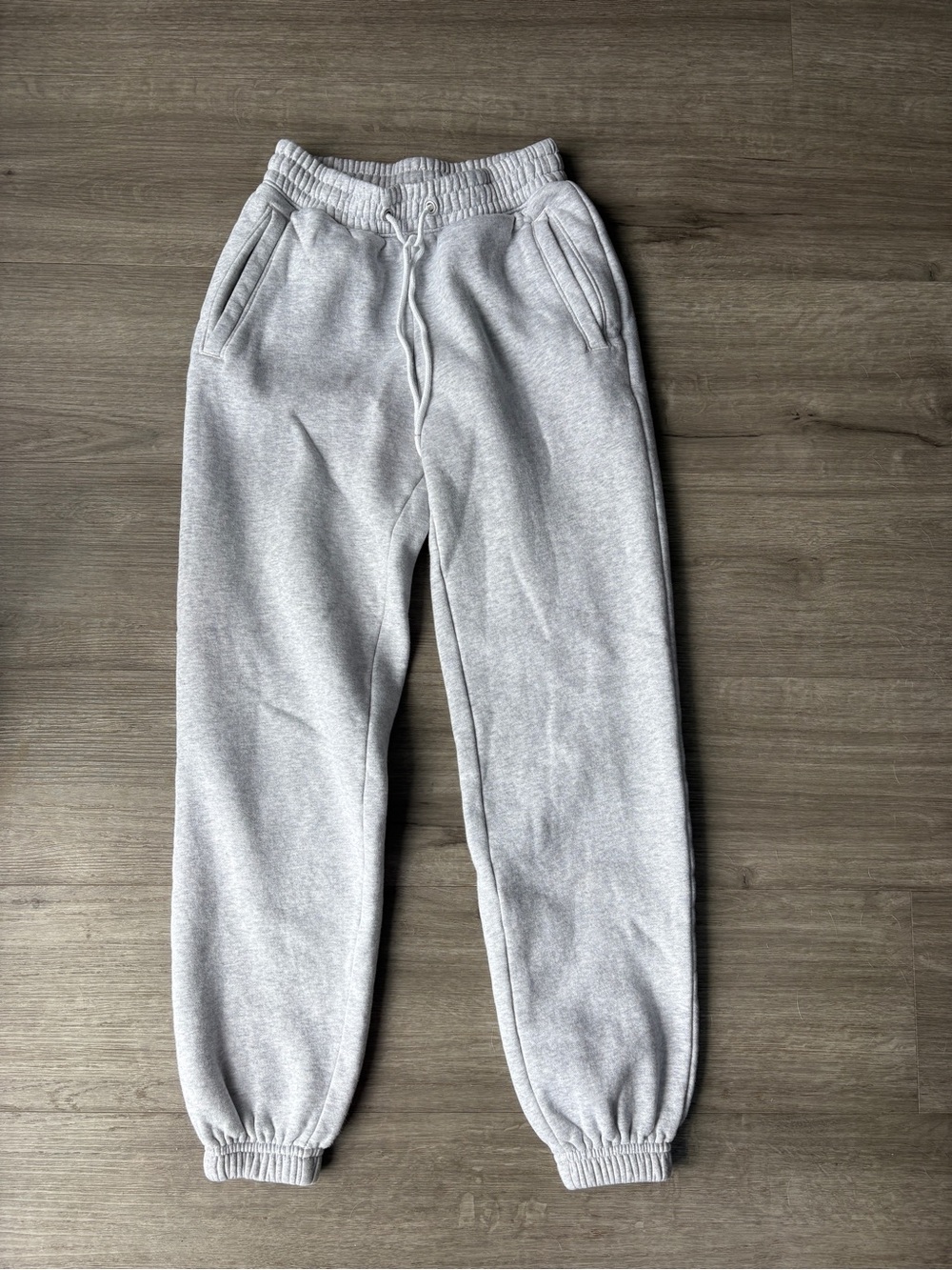 Abercrombie & Fitch Sunday Sweatpant Fleece Joggers Light Grey - Picture 7 of 11
